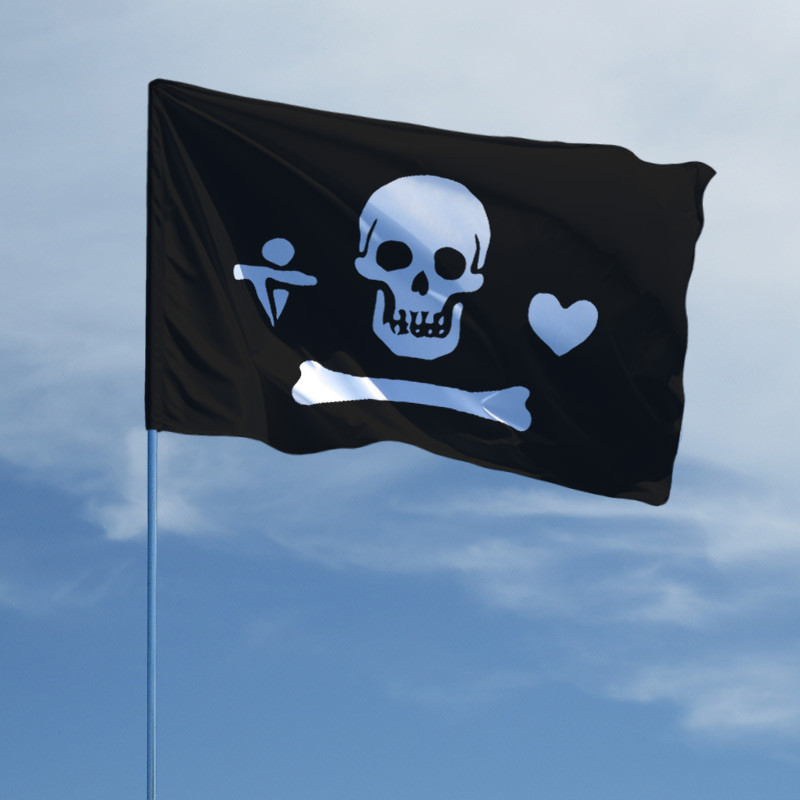 Веселый роджер цена. Весёлый Роджер флаг. Роджер флаг пиратов. Флаг пиратов веселый Роджер. Флаг "весёлый Роджер" (135 х 90 см).
