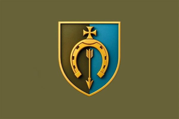 Флаг 154-я отдельная механизированная бригада (154 ОМБр) СВ ВСУ (лого 3)