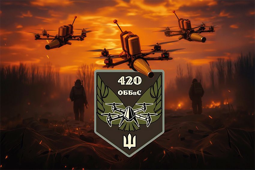 Прапор 2-га рота 420-го батальйону безпілотних систем «ХОРТ» СВ ЗСУ FPV дрони