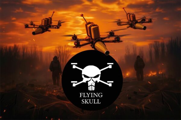 Флаг Батальон «Flying Skull» Сил Беспилотных Систем ВСУ FPV дроны